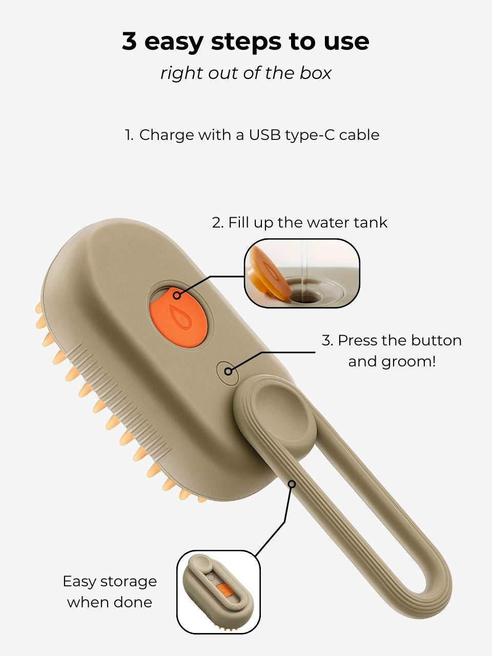 Lytafy™ Gentle Mist Bath Brush
